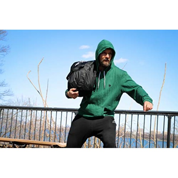 피트니스 30kg(66lb) 및 50kg(110lb)용 Ludus Imperium 운동 샌드백, 트레이닝, 크로스 트레이닝 및 운동용 헤비 듀티 조정 가능한 웨이트 샌드백, 손잡이가 있는 샌드백 웨이트