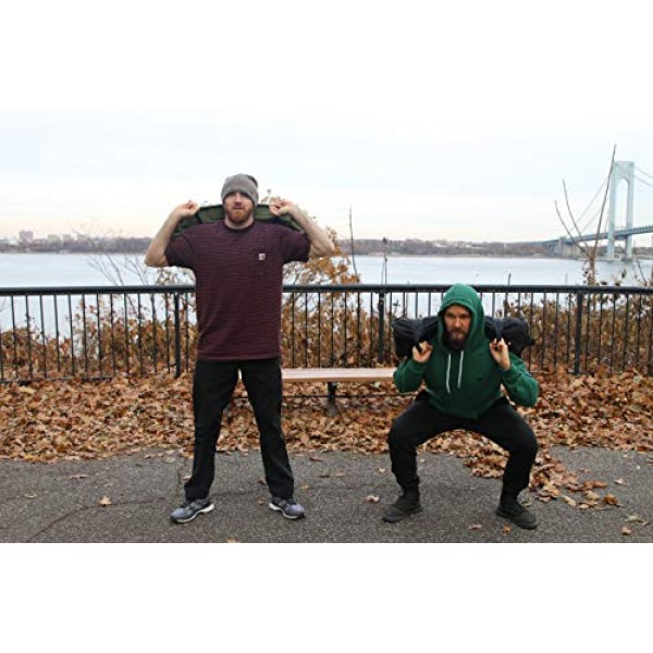 피트니스 30kg(66lb) 및 50kg(110lb)용 Ludus Imperium 운동 샌드백, 트레이닝, 크로스 트레이닝 및 운동용 헤비 듀티 조정 가능한 웨이트 샌드백, 손잡이가 있는 샌드백 웨이트