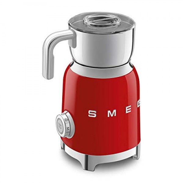 SMEG 50's 레트로 우유 거품기 MFF11RDUS, 레드