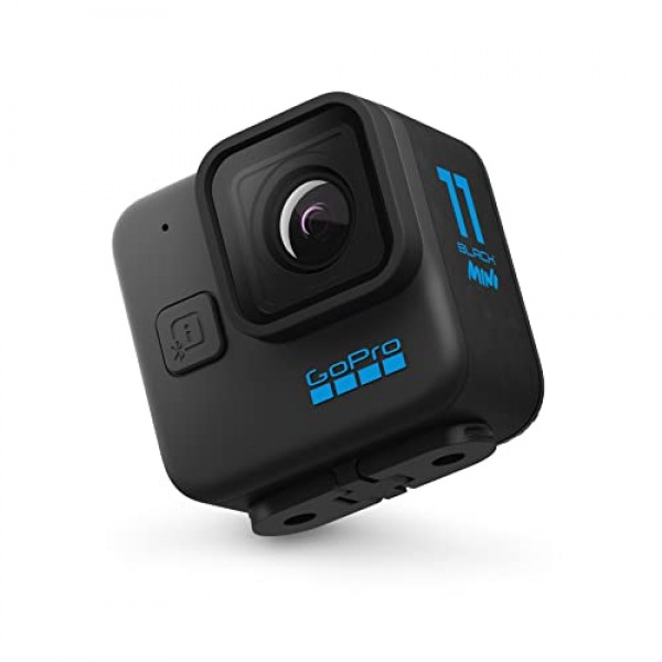 GoPro HERO11 Black Mini - 5.3K60 Ultra HD 비디오, 24.7MP 단일 사진, 1/1.9인치 이미지 센서 및 Shorty를 갖춘 소형 방수 액션 카메라 - 미니 확장 폴 및 삼각대 블랙