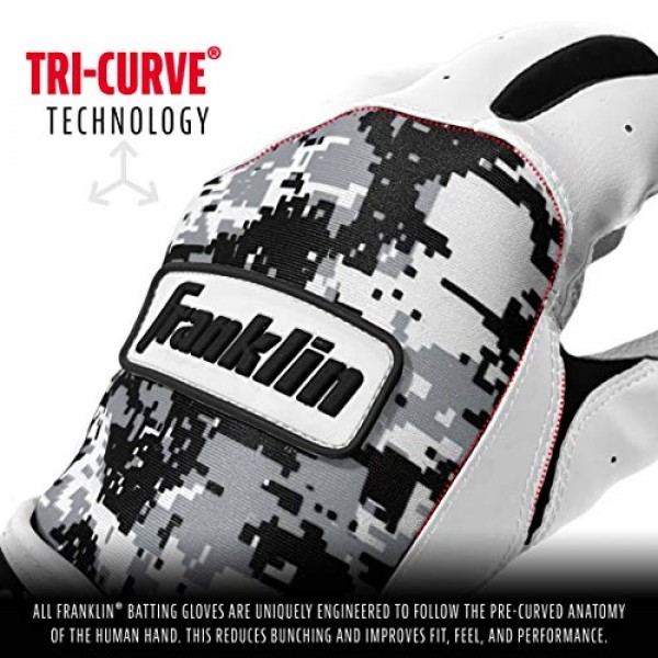프랭클린 스포츠 MLB 야구 타격 장갑 - Digitek 성인 + 청소년 타격 장갑 쌍 - 야구 + 소프트볼 타격 장갑 - 다양한 크기 + 색상