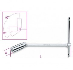 Beta 957 20.8 - 조인트가 있는 점화 플러그 렌치
