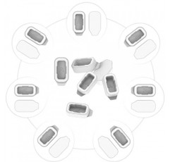 COROS PACE 3/APEX 2/PACE 2/VERTIX 2/APEX 2 PRO 시계 밴드 충전기 포트 보호 커버와 호환되는 먼지 플러그 먼지 방지 액세서리 흰색 20개(A-PACE 2/APEX/APEX 2 유형)