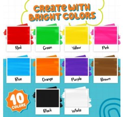 Chalkola Chalk Markers for Blackboard Washable, 10 Chalk Markers Neon 3mm 뒤집을 수 있는 팁 - 창용 분필 펜, 칠판, 화이트보드 및 유리 펜 - 성인 및 어린이용 분필 마커 미세 팁 - 3mm