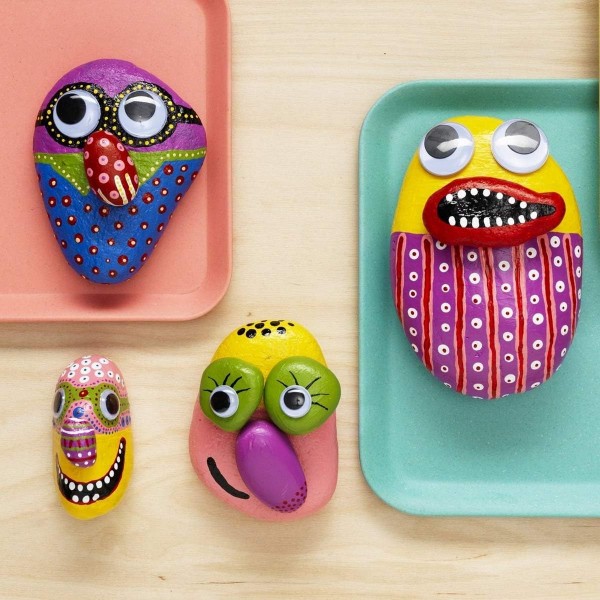 Panduro 아크릴 마커 12 팩 아크릴 락 페인팅 펜 방수 야외 페인트 영구 마커 DIY Craft Painting