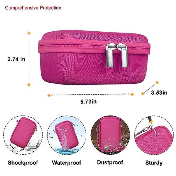 KODAK EKTAR H35 하프 프레임/KODAK EKTAR H35N 하프 프레임/Kodak M35/M38/Ultra F9 필름 카메라용 휴대용 케이스, 카메라 여행용 수납 커버 가방, 필름 롤에 맞는 메쉬 포켓, 라즈베