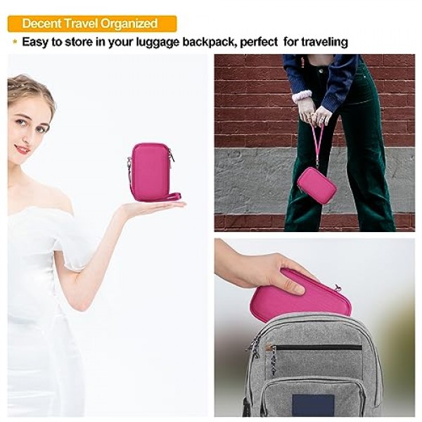 KODAK EKTAR H35 하프 프레임/KODAK EKTAR H35N 하프 프레임/Kodak M35/M38/Ultra F9 필름 카메라용 휴대용 케이스, 카메라 여행용 수납 커버 가방, 필름 롤에 맞는 메쉬 포켓, 라즈베