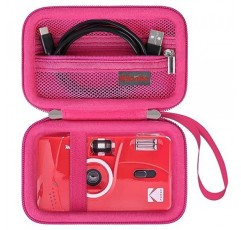 KODAK EKTAR H35 하프 프레임/KODAK EKTAR H35N 하프 프레임/Kodak M35/M38/Ultra F9 필름 카메라용 휴대용 케이스, 카메라 여행용 수납 커버 가방, 필름 롤에 맞는 메쉬 포켓, 라즈베