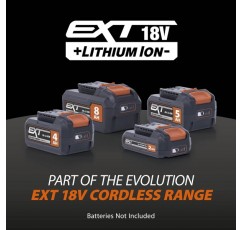 Evolution 전동 공구 R150RCP-Li 왕복 톱, 복합 재료 절단 - 왕복 톱날 2개 포함 - 배터리 미포함, 블랙/오렌지(104-0001) 무선 왕복 톱 R150RCP-LI