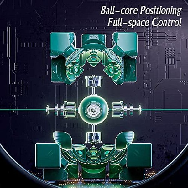 LiangCuber Moyu Weilong WRM V9 UV 플래그십 MagLev 3x3 스피드 큐브, 볼 코어 자석 Weilong WR M v9 자기 3x3 스티커 없는 큐브(MagLev+볼 코어(UV 코팅))