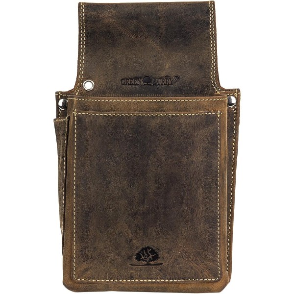 Greenburry 빈티지 가죽 택시 지갑 지갑 웨이터의 지갑 + 홀스터 웨이터의 가방 웨이터의 홀스터 BV-1785-SET-25