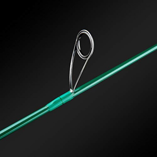 BERRYPRO 초경량 스피닝 낚싯대, 솔리드 카본 팁 패스트 액션(6', 6'6'',7',7'6'')이 포함된 여행용 스피닝 로드