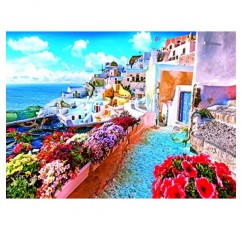 Cra-Z-Art - RoseArt - Kodak 1500PC - OIA Village, 산토리니, 그리스