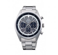 Orient Neo 70's Neo 70's Solar Panda 스포티 시계, 다크 그레이