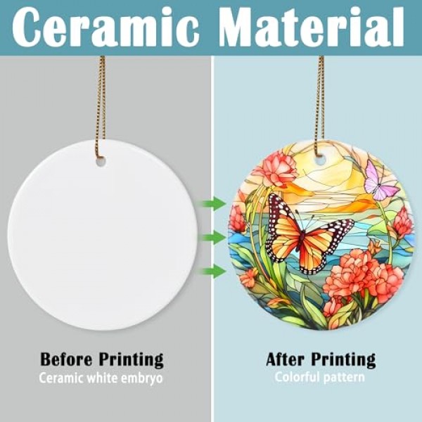 나비 장식품, 2023년 크리스마스 장식품, 나비 크리스마스, 2023년 크리스마스 트리 장식품, 휴일 장식, 크리스마스 기념품, 나비 애인, 나비 선물