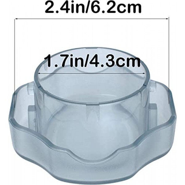 Vita-mix 64온스 로우 프로파일 컨테이너 플러그 맞춤 음료 기계 Pro750 Pro300 로우 프로파일 64온스 컨테이너(2개)용 뚜껑 플러그 교체 부품