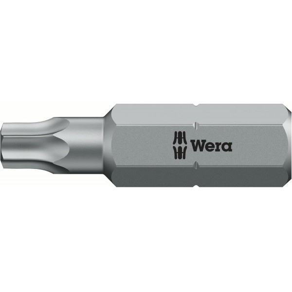Wera 05072446001 TX10 x 25mm 867/1 소켓 나사용 DIY 비트 - 실버(100개) T10