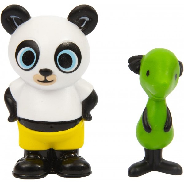 Giochi Preziosi Bing 미니 피규어 2개 세트, 밝은 색상의 Pando 및 가제트, 작은 손에 적합한 크기, 18개월 이상 여아용, BNG00L02, 멀티 컬러