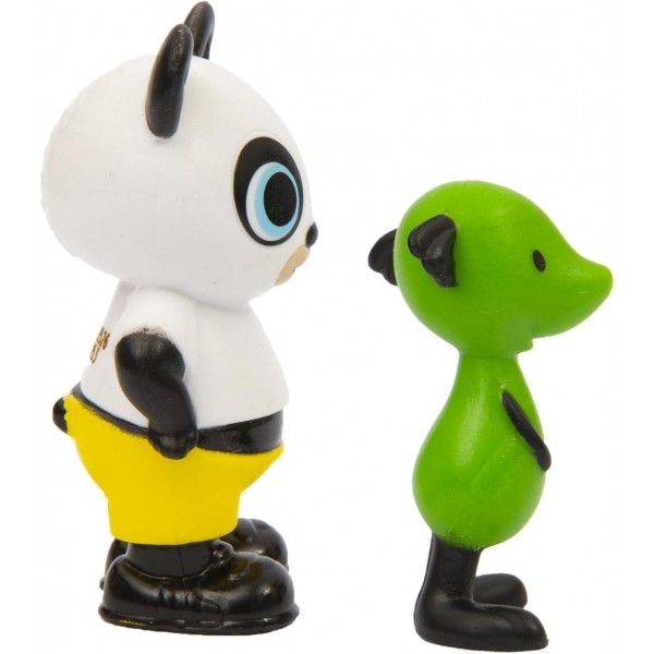 Giochi Preziosi Bing 미니 피규어 2개 세트, 밝은 색상의 Pando 및 가제트, 작은 손에 적합한 크기, 18개월 이상 여아용, BNG00L02, 멀티 컬러