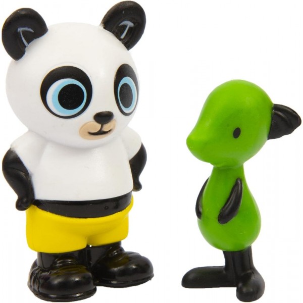 Giochi Preziosi Bing 미니 피규어 2개 세트, 밝은 색상의 Pando 및 가제트, 작은 손에 적합한 크기, 18개월 이상 여아용, BNG00L02, 멀티 컬러