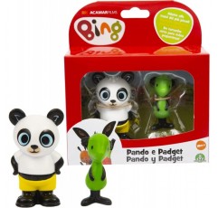 Giochi Preziosi Bing 미니 피규어 2개 세트, 밝은 색상의 Pando 및 가제트, 작은 손에 적합한 크기, 18개월 이상 여아용, BNG00L02, 멀티 컬러