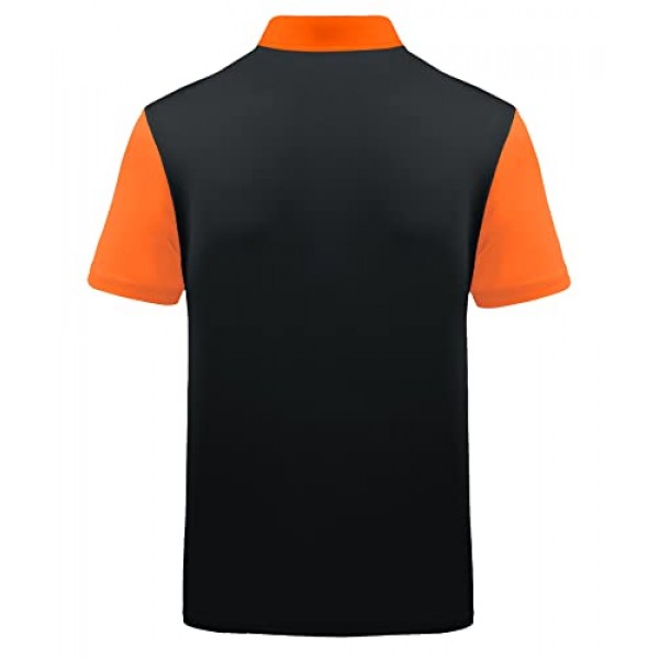 SCODI 골프 폴로 셔츠 남성용 캐주얼 반소매 폴로 운동용 데일리 칼라 셔츠 테니스 티셔츠