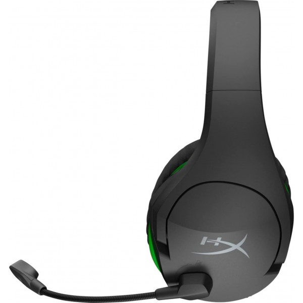 HyperX CloudX Stinger Core - Xbox Series X|S 및 Xbox One용 무선 게임용 헤드셋, 프리미엄 인조 가죽 이어 패드 및 메모리 폼 블랙 및 Xbox 무선 컨트롤러 카본 블랙 번들(컨트롤러 