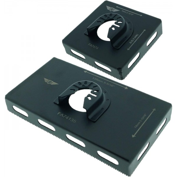 8 x TopsTools FABCK1 소켓 백 박스 커터 키트 Dewalt Stanley Black and Decker Bosch Fein(Non-StarLock) Makita Milwaukee Hitachi Parkside Ryobi Worx Workzone Multitool 액세서리와 호환 가능