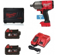 Milwaukee MWM18ONEFHIWF34-502X M18 원키 무선 임팩트 렌치 키트, 3/4