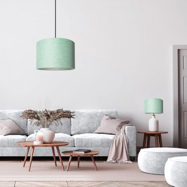 현대적이고 세련된 에메랄드 민트 그린 린넨 16