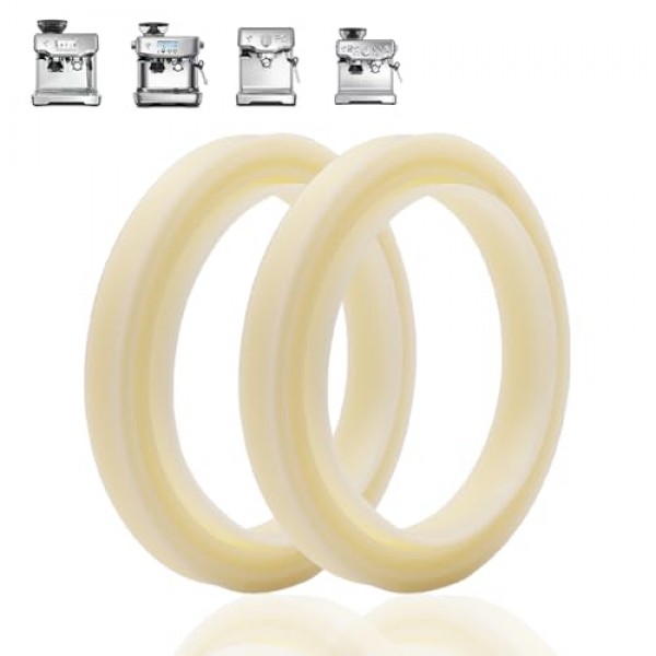 Dianrui 2PCS Breville 에스프레소 머신 용 54mm 실리콘 스팀 링 878/870/860/880/810/840/450/500 및 Sage 880/878/875/870/810/500 그룹 헤드 가스켓 교체 부품 K1-064