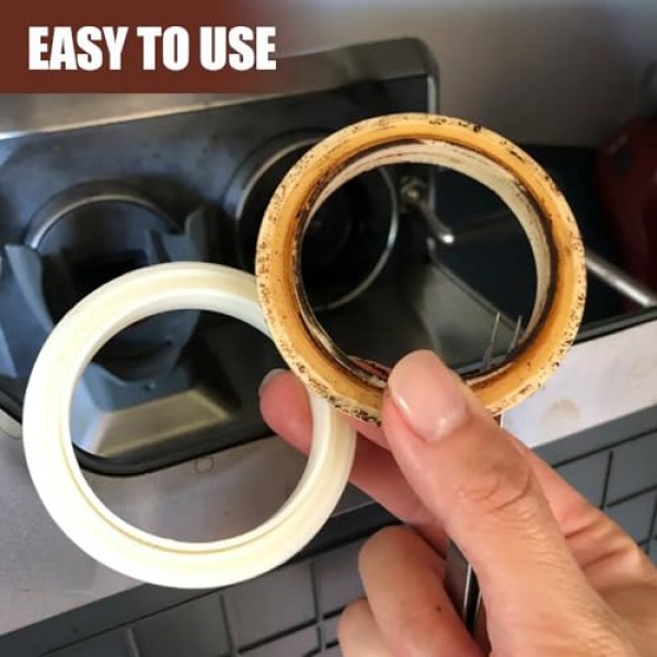 Dianrui 2PCS Breville 에스프레소 머신 용 54mm 실리콘 스팀 링 878/870/860/880/810/840/450/500 및 Sage 880/878/875/870/810/500 그룹 헤드 가스켓 교체 부품 K1-064