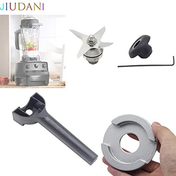 블렌더 4 나이프 블레이드 수리 키트에는 렌치, 제거 도구, 드라이브 소켓이 포함되어 있으며 Vitamix 5200 시리즈 블렌더 믹서 32/48 및 64온스 용기와 호환됩니다.