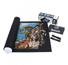 Becko 퍼즐 매트 직소 퍼즐용 롤업 퍼즐 매트 퍼즐 롤업 매트 퍼즐 보드 퍼즐 키퍼 퍼즐 보관함(최대 1500개까지 보관 가능)