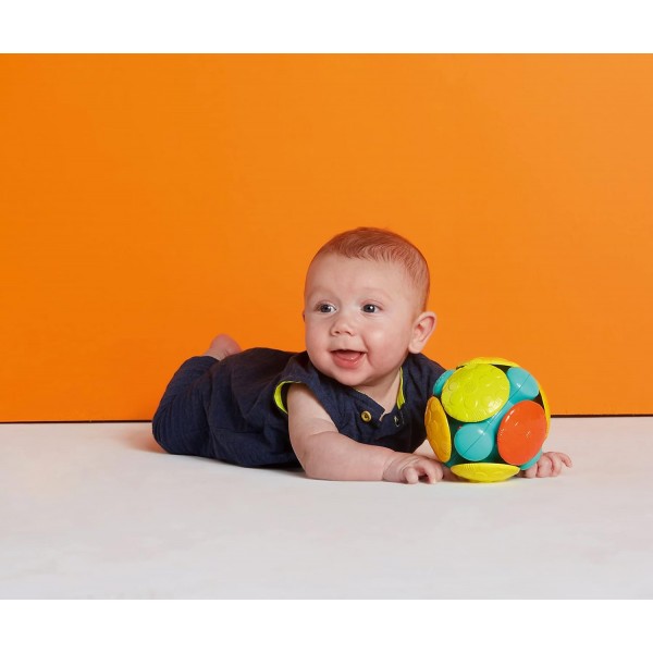 Bright Starts Wobble Bobble 활동 공 장난감, 3개월 이상