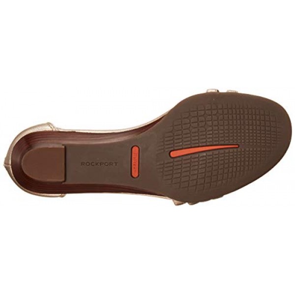 락포트 여성용 토탈 모션 잔드라 Asym 앵클 플랫 샌들