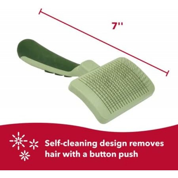 Coastal Pet Safari Cat 셀프 클리닝 슬리커 브러쉬 팩 1개