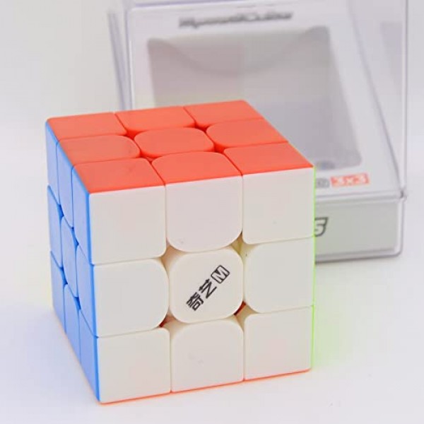 Bukefuno QY Toys MS 3x3 자기 속도 퍼즐 스티커리스 큐브 QY MS 3x3x3 M Mofangge Speed ​​Cube 2020 버전…