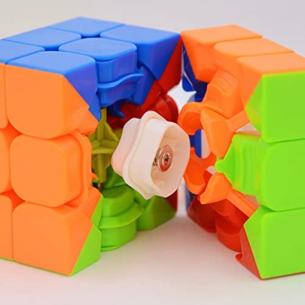Bukefuno QY Toys MS 3x3 자기 속도 퍼즐 스티커리스 큐브 QY MS 3x3x3 M Mofangge Speed ​​Cube 2020 버전…
