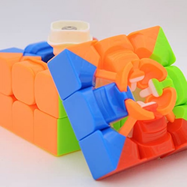 Bukefuno QY Toys MS 3x3 자기 속도 퍼즐 스티커리스 큐브 QY MS 3x3x3 M Mofangge Speed ​​Cube 2020 버전…