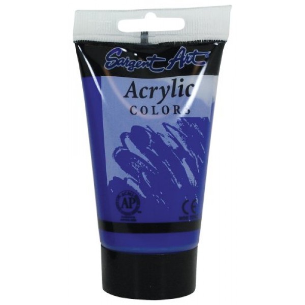 Sargent Art 23-0251 75Ml 튜브 아크릴 페인트, 다크 울트라마린 블루
