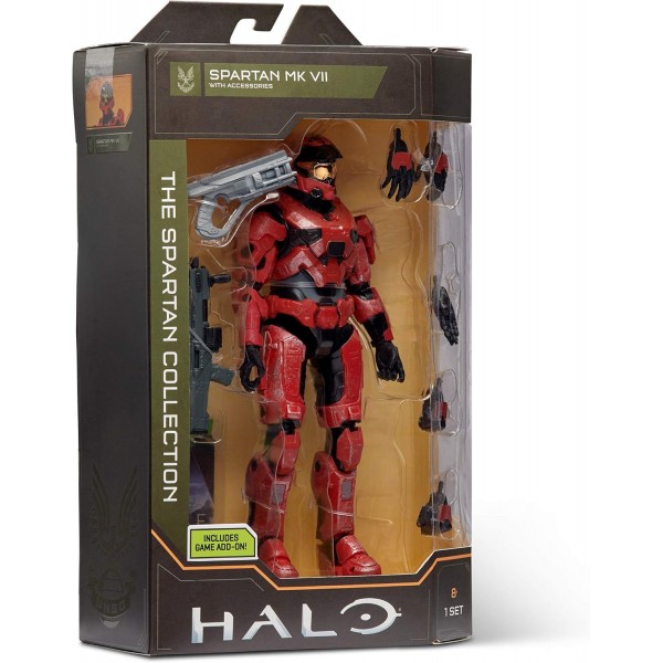 Halo HLW0020 6.5 컬렉션 – 스파르탄 Mk. VII(Infinite) 고도의 관절, 무기 액세서리로 포즈 가능-놀이 및 전시에 맞게 조정, 다색