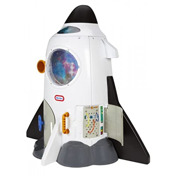 Little Tikes Adventure Rocket 현실적인 우주 비행사는 어린이, 소년, 소녀, 2-6세, 40 x 18 x 18인치를 위한 역할 놀이 척