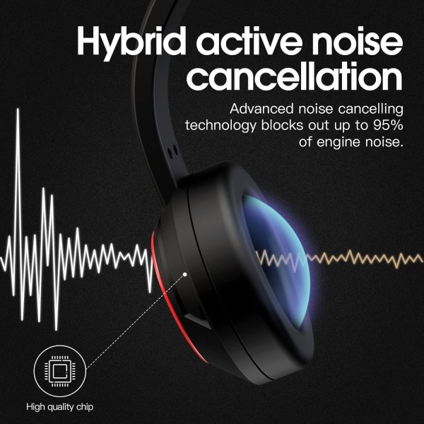 마이크가 있는 Venker USB 헤드셋 3.55mm 잭 및 USB/USB C 헤드셋 PC 노트북용 소음 차단 사무용 헤드셋 콜 센터용 다목적 USB 헤드폰 Skype Webinar Office Business BLACK-U10