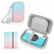 Kodak PRINTOMATIC/Mini 2 HD/Smile 인스턴트 포토 프린터(Kodak 카메라용 케이스 포함)용 Yinke 앨범, 여행용 보호 보관 가방 운반(그라데이션 색상 조합)