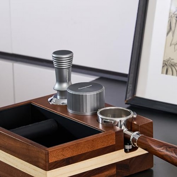 Coosigar 51mm 커피 분배기, 에스프레소 분배 도구, 중력 적응형 에스프레소 분배기는 모든 51MM 에스프레소 포터필터에 적합하며 51MM Delonghi Portafilter와 호환 가능