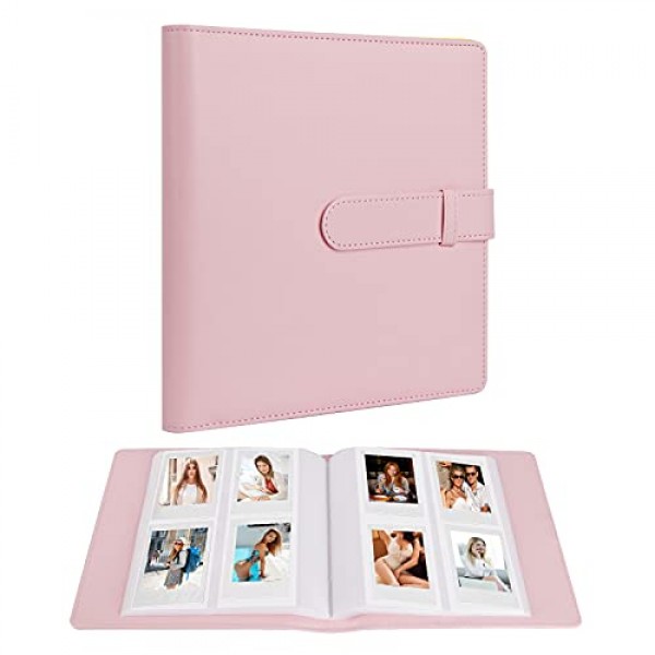 Fujifilm Instax Mini LiPlay 12 11 9 8 40 Evo 7S 즉석 카메라/미니 링크 프린터, 폴라로이드 스냅 터치 PIC-300 Z2300 민트 Zip 즉석 카메라 프린터(베이비 핑크)용 256 포켓 사진 앨범