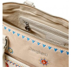 Desigual 여성용 PU 핸드백, 브라운, U EU, 브라운