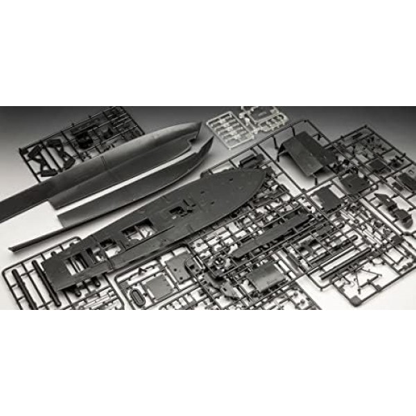 Revell 65147 모델 세트 Schnellboot Patrol Torpedo Boat PT-109, 선박 모델 1:72, 34.1 cm 고급 사용자를 위한 원본 그대로의 모델 키트, 기본 액세서리가 포함된 스타터 키트, 도색되지