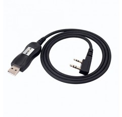 Retevis 프로그래밍 케이블, RT22 H-777 RT21 RT68 RT86 RT19 RT22S RT-5R RB85 RT27 Baofeng UV-5R BF-F8HP BF-888S 워키 토키 Arcshell 양방향 라디오(1 팩)와 호환되는 2 핀 USB 프로그래밍 케이블